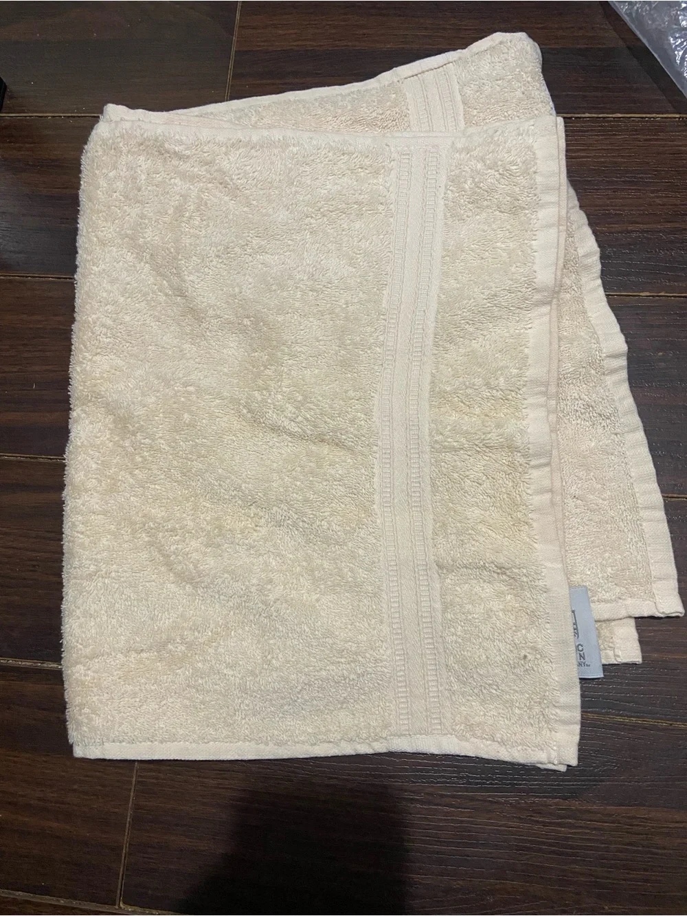 LinenBaltic Linen 100% Cotton Bath Hand Towels 2 PC New without Tag 15.5 X 25”